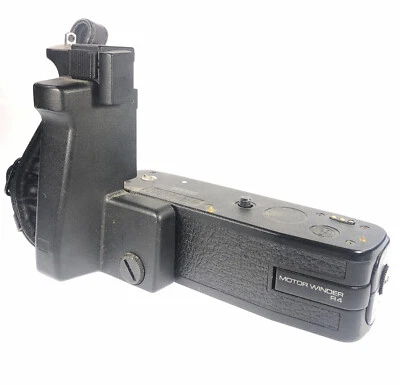 Leica 14282 R4 Motor Winder w/ Handgrip 14283 for Leica R4 - Image 1 of 4