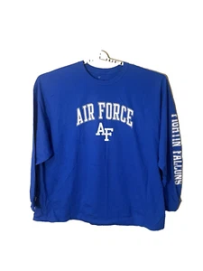 U.S. Air Force Academy 5XL Adult Long Sleeve T-Shirt Falcons, Royal Blue-NWT - Picture 1 of 6