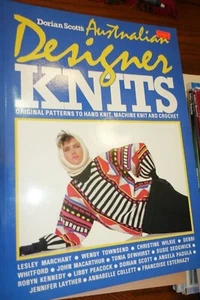 Dorian Scott's Australian Designer Knits Knitting Crochet Book - Picture 1 of 8