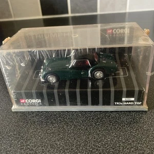 Triumph TR3A Hard Top - British Racing Green Corgi 03901 1:43 Factory Sealed - Picture 1 of 11