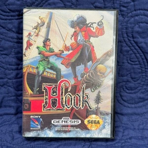 Hook Sega Genesis Game 16 Bit Cartridge Authentic Tested No Manual - Picture 1 of 3