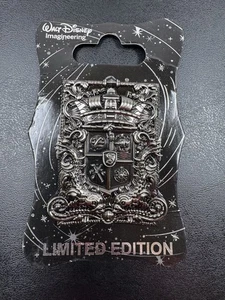 WDI DISNEY S.E.A. SOCIETY OF EXPLORERS & ADVENTURERS CREST GUNMETAL PIN LE 250 - Picture 1 of 9
