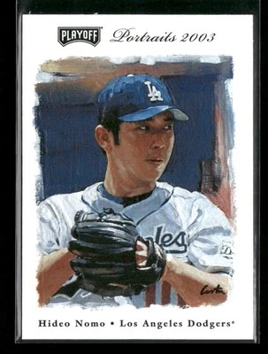 2003 Playoff Portraits #17 Hideo Nomo - 20182 - Image 1 of 2