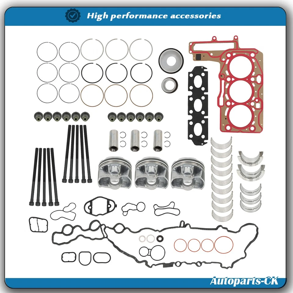Kit de reconstrucción de revisión de motor apto para BMW 318i Mini Cooper F20 F30 F56 B38 1.5T Foto 1 de 4