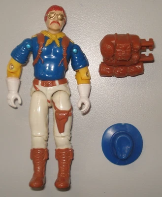 Hasbro GI Joe ARAH Wild Bill V3 1993 - figura, mochila y sombrero solamente Foto 1 de 2