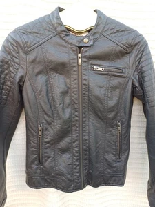 ONLY DAMEN LEDER JACKE GR 36 - Bild 1 von 9