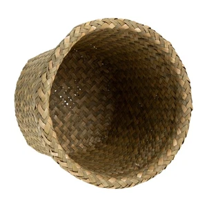 Cesta de almacenamiento cocina dormitorio cubo de basura decorativo tejido baño - Imagen 1 de 12