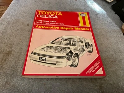Haynes Repair Manual Toyota Celica 1986 - 1992 - Image 1 of 3