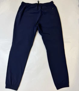 Tom Brady Joggers Zero Weight Train Jogger Stone Blue Nylon Stretch Medium - Picture 1 of 9
