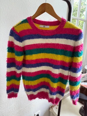 Suéter Marks & Spencer M&S Tejido Niñas Niños Multicolor Rayas 11-12 Años Foto 1 de 4