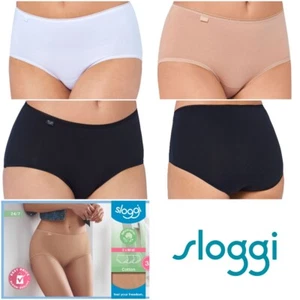 Sloggi 24/7 Cotton Midi Briefs Knickers Pants 3 Pack 10167191 - Picture 1 of 19