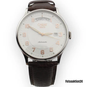 Christ 1863 Day Date reloj de pulsera automático 40 mm ETA cristal de zafiro hombre - Imagen 1 de 8