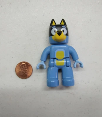 New! Lego Duplo Bluey Dad Figure Australian Cattle Dog Blue Heeler - Image 1 of 3