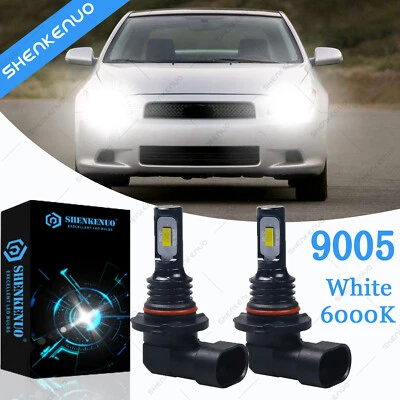 Faro LED 9005 HB3 bombillas de haz alto 6000 k blanco para Scion tC 2005-2012 2013 Foto 1 de 4