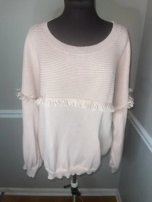 Suéter Grace + Karma Para Mujer 1X Manga Globo Rosa Rubor Caprichoso Hada Foto 1 de 4