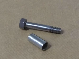 Triumph Tiger Cub F2596 F3477 Stainless Oil Tank Bottom Fixing Bolt & Spacer .. - Picture 1 of 6