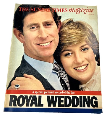 The Sunday Times Magazine August 2 1981 Royal Wedding Pictorial Charles Diana - Image 1 of 4