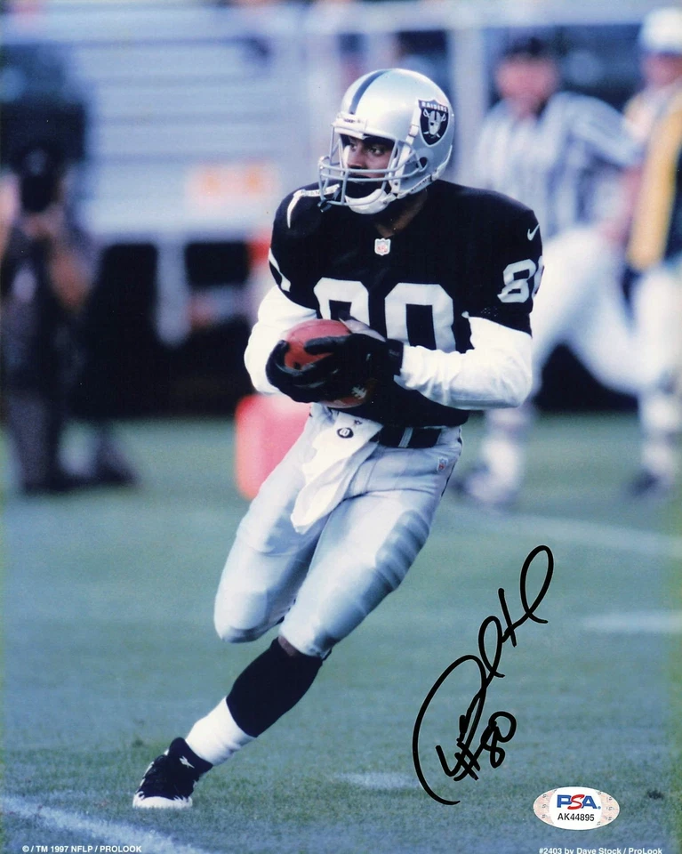 Foto firmada por Desmond Howard 8x10 PSA/DNA Oakland Raiders autografiada Foto 1 de 1