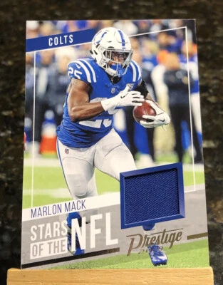 2019 Panini Prestige Stars of the NFL Marlon Mack Jersey Relic #SS-MM - Image 1 of 2