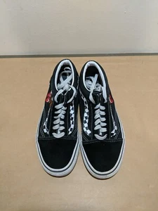 Women's Vans Ward Checker Skate Shoes Women Size 8 Black - Picture 1 of 10