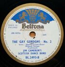 Jim Cameron Band "Gay Gordons No.2/Linton" (1949) 78rpm Shellac 10" Beltona EX