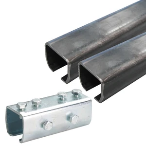 Laufschiene Typ 10, Edelstahl V2A, 6m Länge für Schiebetor, max. 80kg, 113229 - Bild 1 von 1
