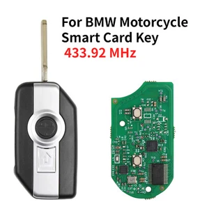 For BMW Motorcycle Smart Key Smart Card Key 8A Chip 2 Button 433.92MHz Universal - Picture 1 of 7
