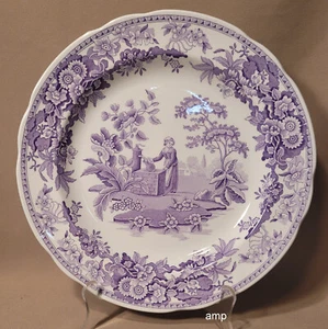 Spode Archive Collection Georgian Series LILAC Speiseteller "GIRL AT WELL" - Bild 1 von 2