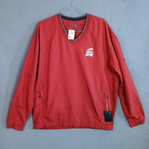 Nike Golf Men's Olympics Beijing 2008 Red Windbreaker Size XL NBC Embroider - Picture 1 of 22