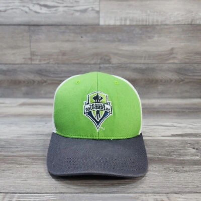 Seattle Sounders MLS Soccer Hat Cap Snapback Trucker Meshback Youth Boys - Image 1 of 4