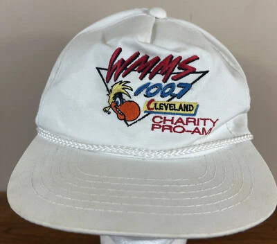 100.7 WMMS CLEVELAND The Buzzard Radio DJ Snapback Sombrero RARO HALLAZGO Caridad Pro Am Foto 1 de 4