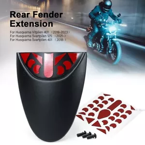 For Husqvarna Vitpilen 401 Svartpilen 125 Svartpilen 401 Rear Fender Extender - Picture 1 of 12
