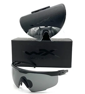WILEY X PT-1SC Sonnenbrille mattschwarz/grau + klare Gläser - Bild 1 von 4