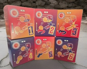 Set Completo 6 Giocattoli McDonald's Happy Meal Tutti Giochi Americani Basket Nuovi con Scatola - Foto 1 di 5