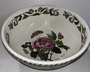 Portmeirion Botanic Garden Paeonia Moutan Flower 10” Salad Serving Mixing Bowl - Picture 1 of 10