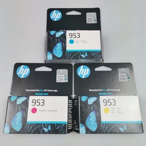 Paquete de 3 cartuchos de tinta multipack HP 953 para HP OfficeJet Pro 8715 C/M/Y 2027 - Imagen 1 de 4