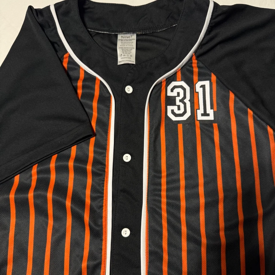 NUEVO Spirit Halloween 31 Drinking Team Jersey Adulto Talla Med Naranja/Negro/Blanco Foto 1 de 4