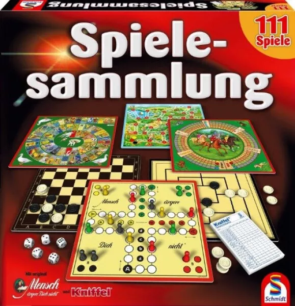 Schmidt-Spiele 49139 Spielesammlung - Mit Original Mensch ärgere Dich nicht - Bild 1 von 1