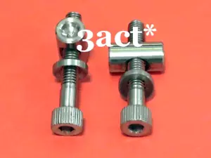 2 Set of Titanium / Ti Bolts Nuts Washers for Thomson Seatpost - save 9 grams - Picture 1 of 2