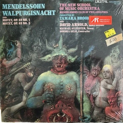  MENDELSSOHN Walpurgisnacht - Arabesque ABQ 6533 NEW SEALED Tamara Brooks - Image 1 of 2