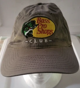 Gorra de béisbol Bass Pro Shops club sarga bordada logotipo de pescado correa ajustable. - Imagen 1 de 4