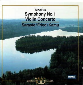 Sibelius SYMPHONIE NO. 1 / VIOLIN CONCERTO Saraste Fried Kamu (C2182) - Bild 1 von 3