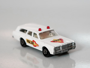 Matchbox Superfast No. 55 "Mercury Police Car" ©1971 Lesney White Diecast
