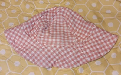 Toddler girl cloth sun hat. One size fits - Image 1 of 4