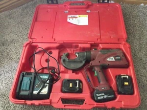 Burndy Patriot 750 Batería Hidráulica Goma Cubierta Cabezal Prensador Herramienta - Imagen 1 de 5