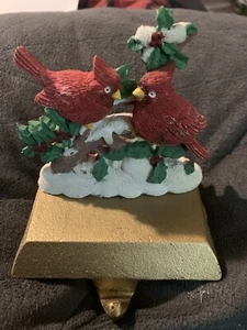 Vintage 1992 Impulse Giftware Cardinal Stocking Hanger - Picture 1 of 3