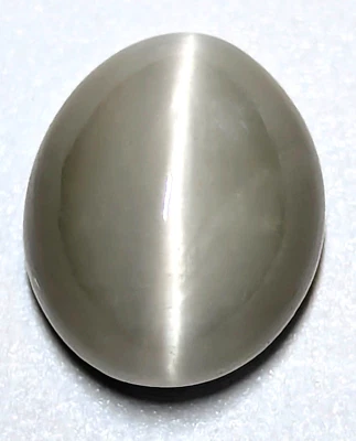 10.28ct Natural Cat's Eye Quartz Oval Cabochon AAA+ Loose Brazil VIDEO - Image 1 of 3