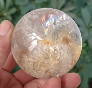 333g NATÜRLICHE KLARE GEISTERKRISTALL QUARZ KRISTALL KUGEL HEILUNG - Bild 1 von 19