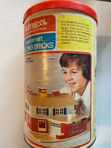 Playschool Master Set Building Bricks 3.5 Pounds, Plastic 1974 - Picture 1 of 5