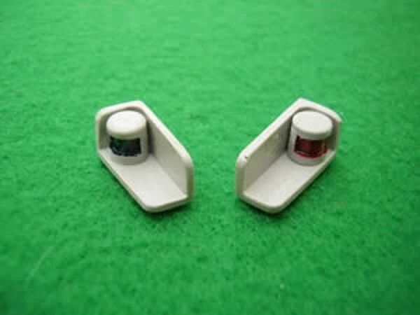 Navigation Lights. 16mm x 6mm. Model Boat Fittings.